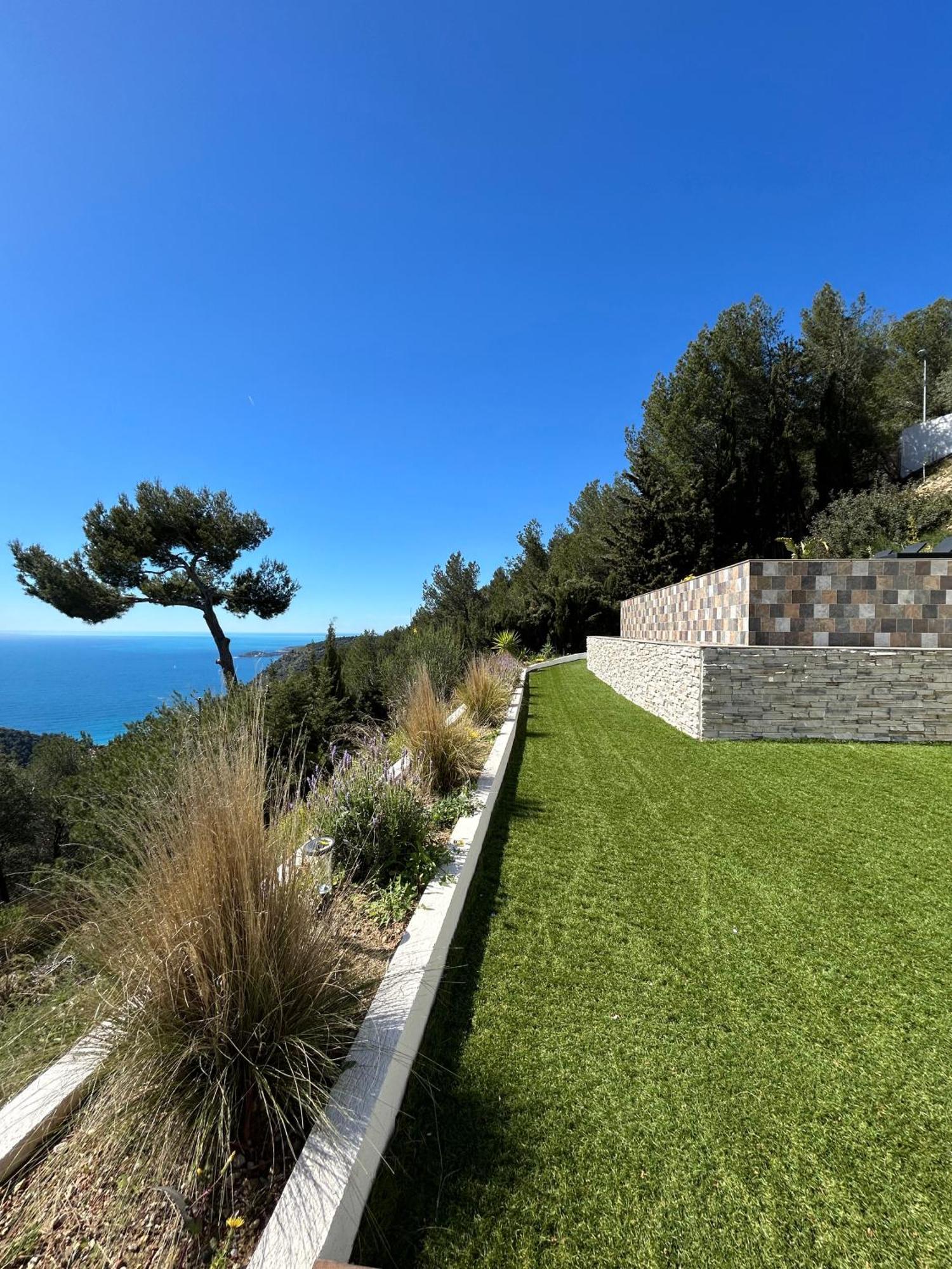 Eze - Appartement Dans Bas De Villa Avec Piscine Pres De Monaco Экстерьер фото